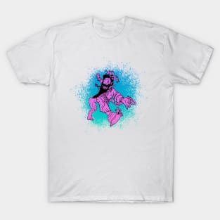 The Deranged King (Purple on Blue) : A Fantasy Character T-Shirt